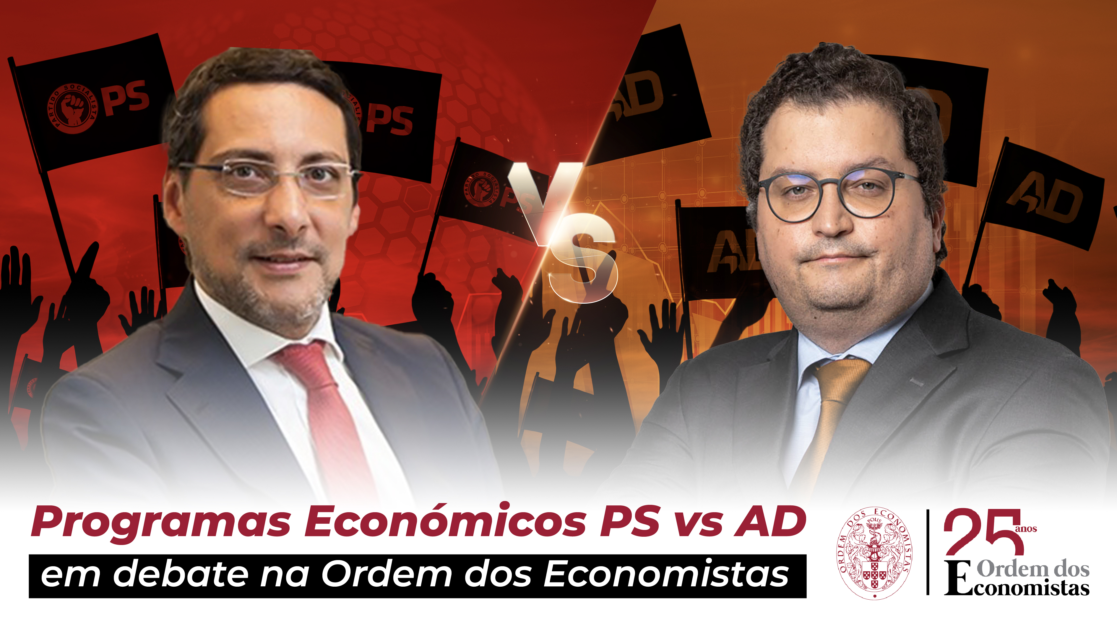 Programas Económicos em debate: PS vs AD